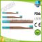 2016 Thick bamboo handle stronger wave bristle bamboo toothbrush