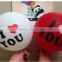 Factory price l love you balloon with printed latex round balloon