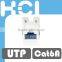 Network Cat6A 90 Degree UTP Punchdown Type Modular Keystone Jack