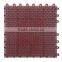 Suspended interlocking outdoor plastic carpet