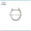 China Supplier sterling silver gemstone huggie earring