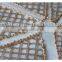 New gold nigerian swiss voile lace sequins indian lace fabrics