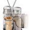 glass condiment bottle glass condiment container glass condiment set
