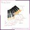 Free Shipping 12pcs Wool Makeup Brush Set Private Label