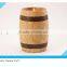 small pine Wooden Barrel for packing Glass Candle Holder