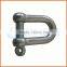 Factory price customized stainless steel 304 long d shackle