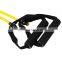 Yellow Exercise Fitness Latex Tube Yoga Gym Sports Resistance Bands