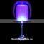 Gift of Christmas LED cute wine glass RGB glass light