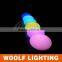 33cm waterproof IP68 RGB colors rechargeable floating led oval light