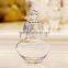 Inexpensive decoration clear glass candy jars with lid