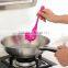 Wholesale Stock Colorful Plastic Stand Soup Spoon