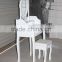 schmenktisch&hocker/home furniture dressing table with mirror and drawers/K/D dresser with stool