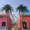 Outdoor UV resistance date palm tree for building decoration