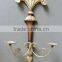 MW-0011-01 Antique gold and silver hanging wall candle holder with metal
