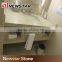 Newstar White Wooden Graining Marble Decoration Countertop Fancy Vanity Top