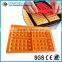High temperture bared silicone cake mold