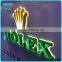 KM-HP43 Custom made solid colored LED luminance resin,acrylic led channel letter sign