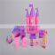 2016 new fashion kids furniture toy plastic castle play set