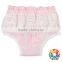 Plain Peach Diaper Cover With Lace Soft Touch 0-6 Years Old Bloomers Adorable Baby Girl Bloomers