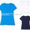 Shirt Mockup Templates Short Sleeve Dress Shirt Women's Slub V-Neck Short Sleeve Shirt