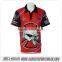 custom dye sublimation motor polo 100% polyester casual T shirts gym racing polo jerseys