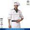Custom cooker wear 100% polyester or TC chefs uniform