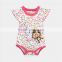 SR-227G baby romper onesie girls clothing floral pattern design cotton romper for baby girl