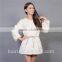 2016 women coat long faux rabbit fur coat price factory direct
