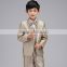 2017 new style latest fashion high quality silk flower boy suit Boy performing costume
