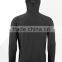 No zipper hoodie jacket waterproof fabric softshell jacket