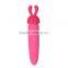 Rabbit Sex Toys Women Vibrator With 3 Caps G-spot Vibrating Sex Massage Machine