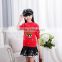 B40938A Christmas clothes 4-14 year girls deer pattern sweaters