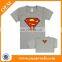 high quality sublimation print polyester superhero t shirt for men