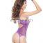 Secret Envy Purple Garter Sexy Teddy One Piece Sexy Lace Monokini Lingerie