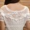 2016 New Elegant Women Casual O Neck Lace Sexy Crochet Shirts
