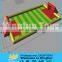 Colored inflatable water football field/soap soccer court