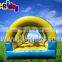 SINGLE line inflatable water slip N slide