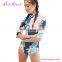 Fashion Bulk Flower Printed Swimwear Sexy One Piece Bathing Suit