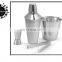 High quality stainless steel barware set/ bar tools and equipments/ metal barware