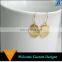 Fashion Gold Disc Earrings for Girls
