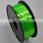 Shiny Green color 3D printer PLA silk like Polymer composit filament
