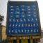 BLUE/SILVER PE TARPAULIN
