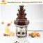 Stainless steel cheap chocolate tempering fountain machine stand chocolate tower
