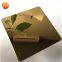JYFM014 316 8K Mirror Polished Gold Finished Metal Stainless Sheet Steel