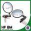 7/8" Handlebar Universal Motorcycle Aluminum Black Rearview Side Mirrors