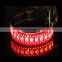 Color pet charging LED flashing leather collar glowing comfortable dog collar