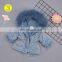 Winter Toddler Baby Girls Hooded Coat Jacket Kids Faux Fur Fleece Warm Thick Denim Warm Costume boys Outwear
