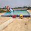 Hot sale!!! Most funny big  Frame swimming pool for water toys inflatable water slide