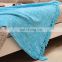 Super Soft Touch Blue Chenille Blanket Throw with Fringe for Home Bed Sofa Couch Chair