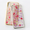 Plating Edge epoxy phone case flower phone case floral mobile cover